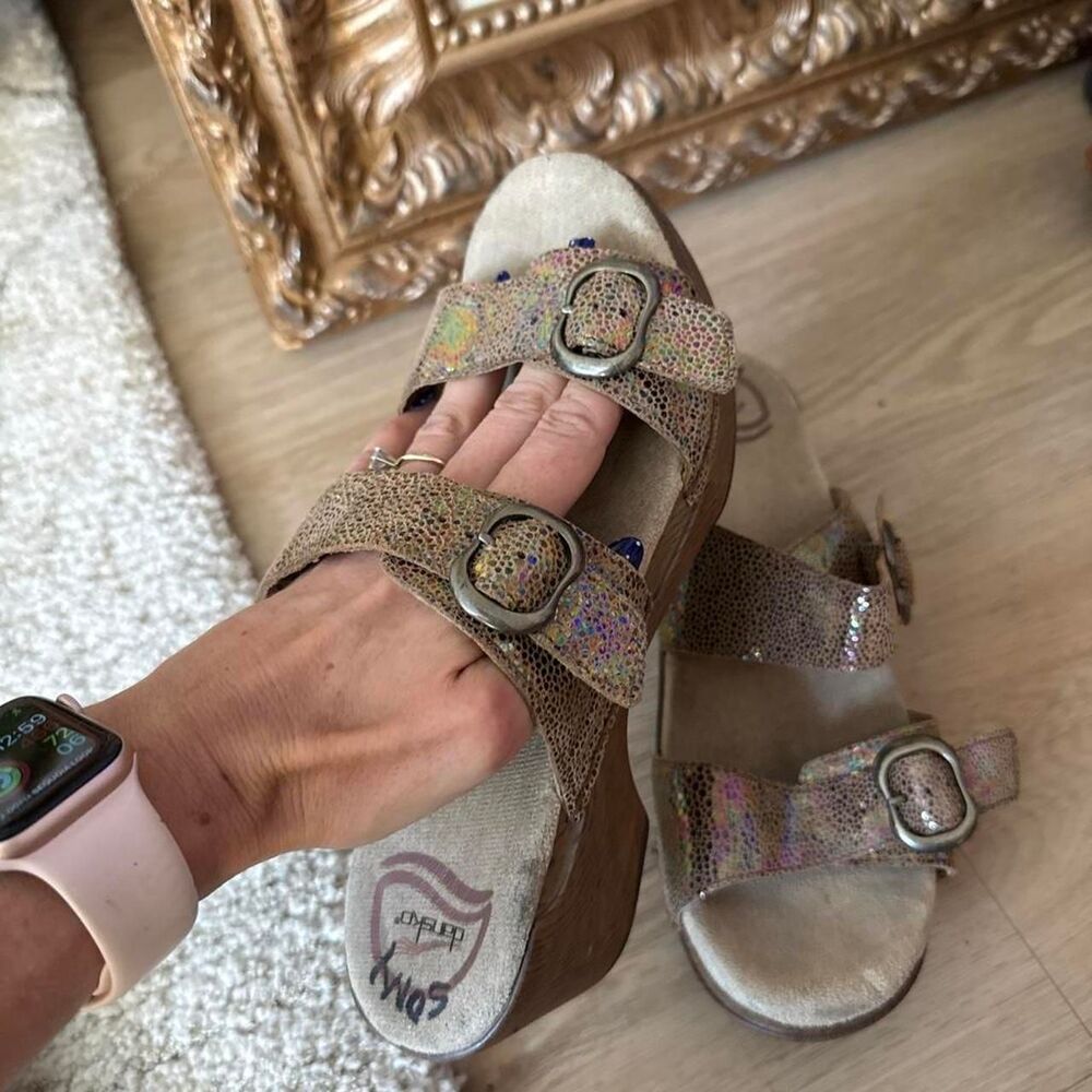 Dansko Women's Brown and Tan Sandals - Picture 4 of 4